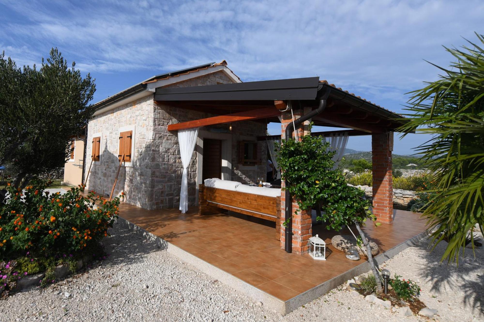 Beach House Marina Grande Betina  Bagian luar foto