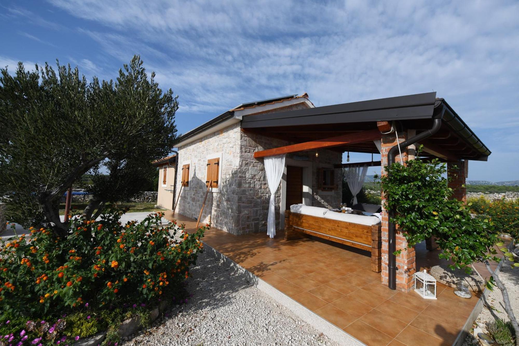 Beach House Marina Grande Betina  Bagian luar foto