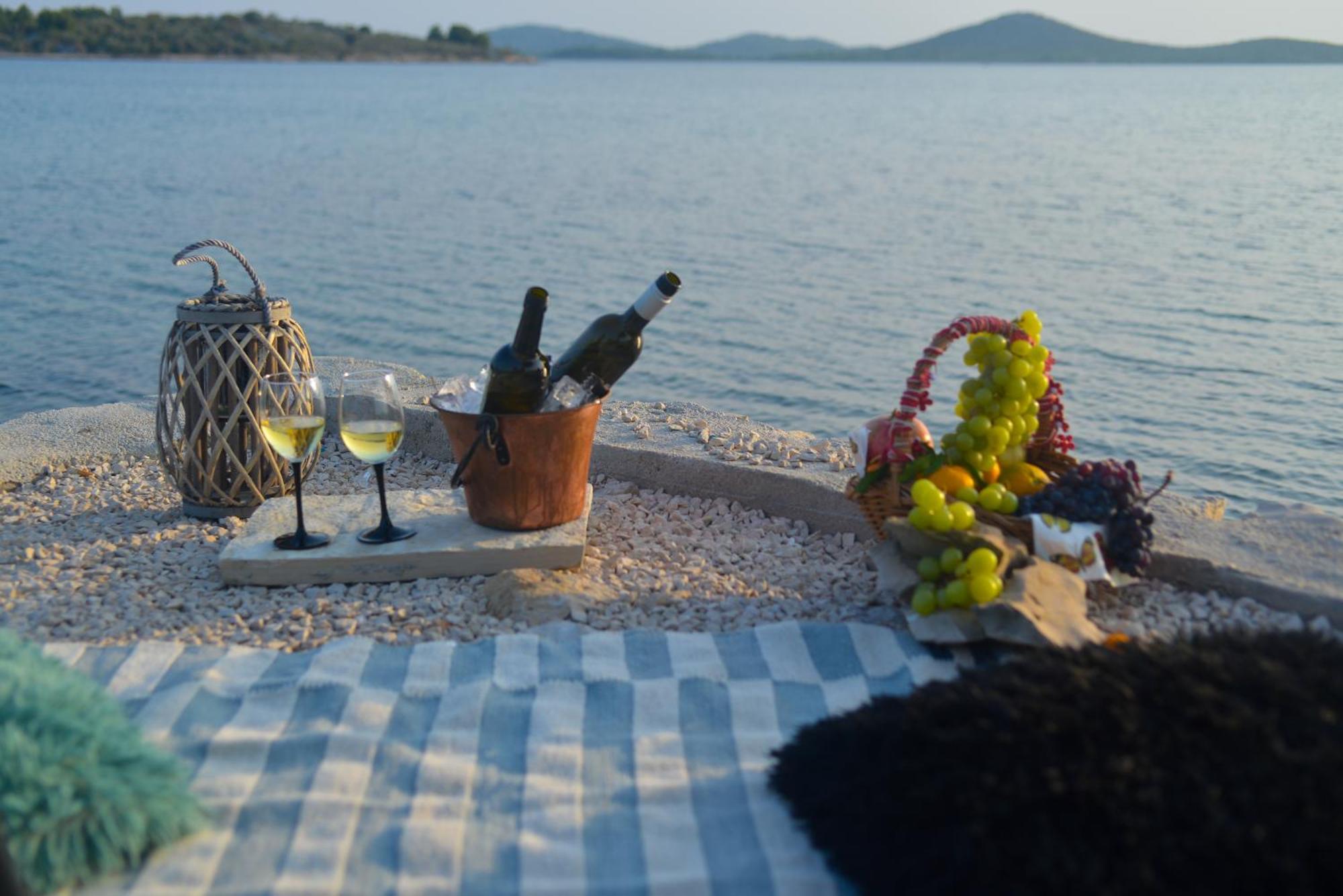 Beach House Marina Grande Betina  Bagian luar foto