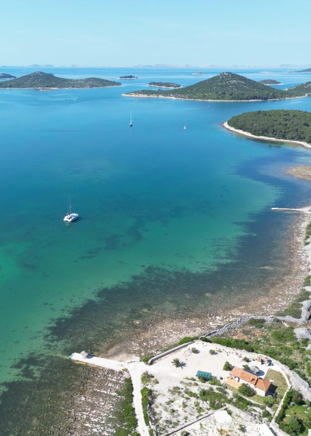 Beach House Marina Grande Betina  Bagian luar foto